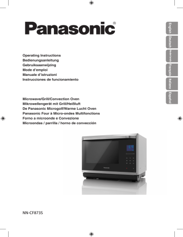 Mode d'emploi | Panasonic NNCF873S Operating instrustions | Fixfr