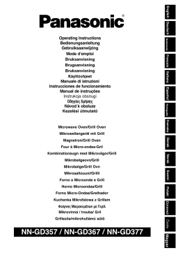 Panasonic NNGD367 Operating instrustions