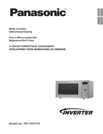 Mode d'emploi | Panasonic NNGD37HS Operating instrustions | Fixfr