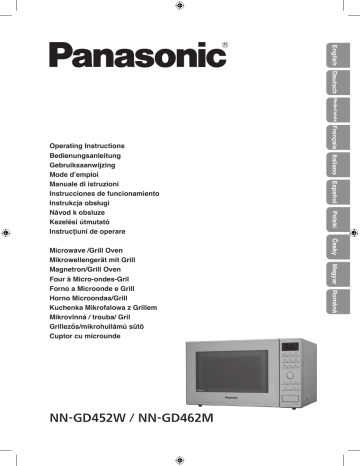 NNGD462M | Mode d'emploi | Panasonic NNGD452W Operating instrustions | Fixfr