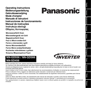 NNGD556 | NNGD566 | Mode d'emploi | Panasonic NNSD456 Operating instrustions | Fixfr