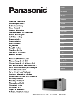 Panasonic NNS259WMEPG Operating instrustions