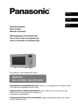 Panasonic NNS251WMWPG Operating instrustions