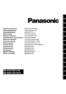 Panasonic NNJ155MBEPG Operating instrustions