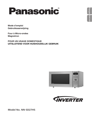 Mode d'emploi | Panasonic NNSD27HS Operating instrustions | Fixfr