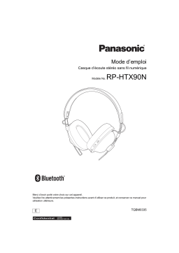 Panasonic RPHTX90NE Operating instrustions