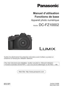 Panasonic DCFZ10002EG Operating instrustions