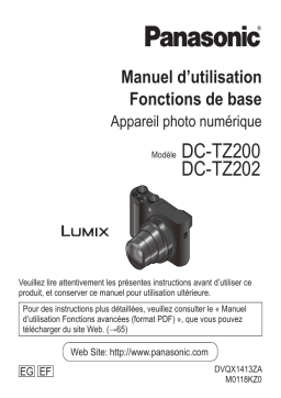 Panasonic DCTZ200EF Operating instrustions