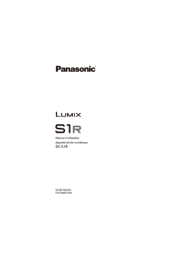 Panasonic DCS1RE Operating instrustions