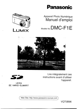 Panasonic DMCF1 Operating instrustions