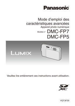 Panasonic DMCFP7EG Operating instrustions