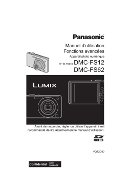 Panasonic DMCFS12 Operating instrustions