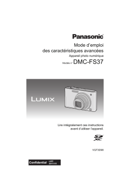 Panasonic DMCFS37EP Operating instrustions