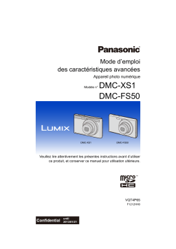 Panasonic DMCFS50EF Operating instrustions