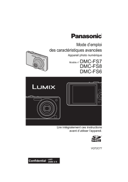 Panasonic DMCFS8 Operating instrustions