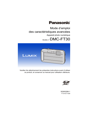 Mode d'emploi | Panasonic DMCFT30EB Operating instrustions | Fixfr