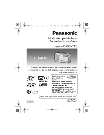 Mode d'emploi | Panasonic DMCFT5EF Operating instrustions | Fixfr