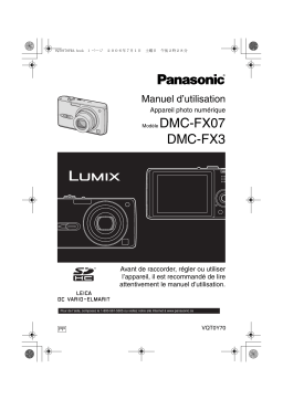 Panasonic DMCFX07 Operating instrustions