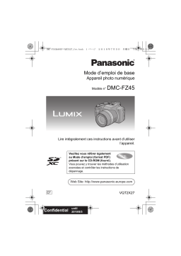 Panasonic DMCFZ45EF Operating instrustions