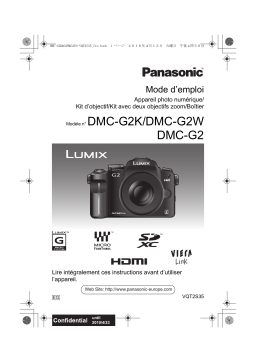 Panasonic DMCG2EG Operating instrustions