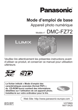 Panasonic DMCFZ72EF Operating instrustions