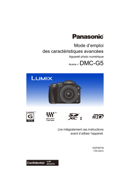 Panasonic DMCG5EC Operating instrustions