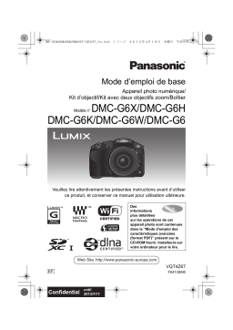 Panasonic DMCG6EF Operating instrustions