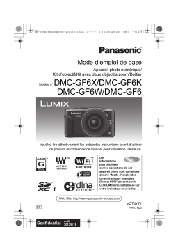 Panasonic DMCGF6EF Operating instrustions