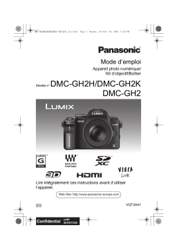 Panasonic DMCGH2EG Operating instrustions