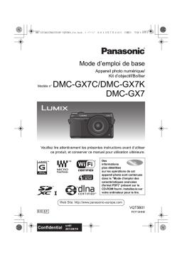 Panasonic DMCGX7CEF Operating instrustions