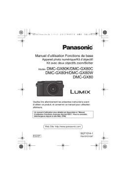 Panasonic DMCGX80EF Operating instrustions