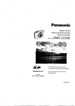 Panasonic DMCLC20E Operating instrustions