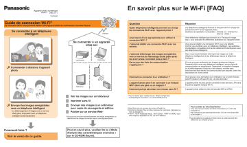 Mode d'emploi | Panasonic DMCLF1EG Operating instrustions | Fixfr