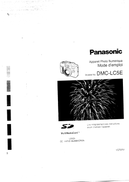 Panasonic DMCLC5E Operating instrustions