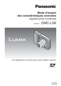 Panasonic DMCLS6E Operating instrustions