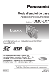 Panasonic DMC-LX7 : Mode d'emploi + Chat IA
