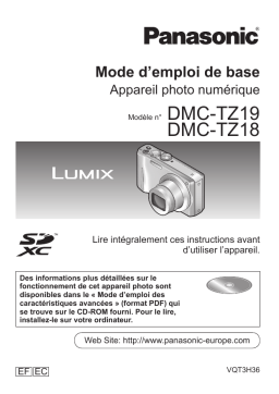 Panasonic DMCTZ18EF Operating instrustions