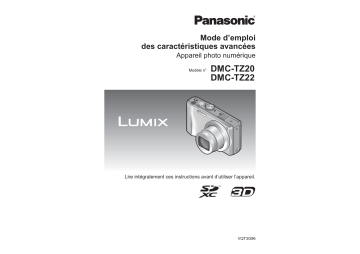 Mode d'emploi | Panasonic DMCTZ20EG Operating instrustions | Fixfr