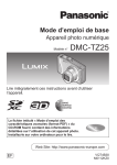 Panasonic TZ DMC-TZ25 : Manuel d'Utilisateur + IA