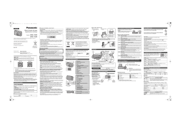 Mode d'emploi | Panasonic DMCTZ55EG Operating instrustions | Fixfr