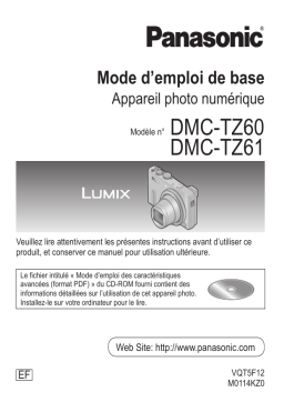 Panasonic DMCTZ60EF Operating instrustions