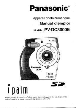 Panasonic PVDC3000E Operating instrustions