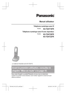 Panasonic KXTGH722FR Operating instrustions