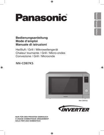 Mode d'emploi | Panasonic NNCD87KS Operating instrustions | Fixfr