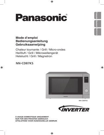 Mode d'emploi | Panasonic NNCD87KS Operating instrustions | Fixfr