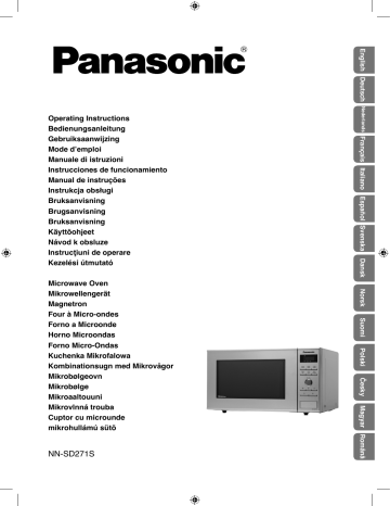 Mode d'emploi | Panasonic NNSD271S Operating instrustions | Fixfr