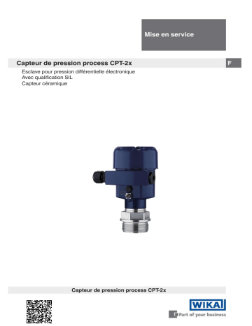 CPT-20 tag:model:CPT-21 | Mode d'emploi | WIKA CPT-20 CPT-21 Operating instrustions | Fixfr