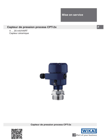 CPT-20 tag:model:CPT-21 | Mode d'emploi | WIKA CPT-20 CPT-21 Operating instrustions | Fixfr