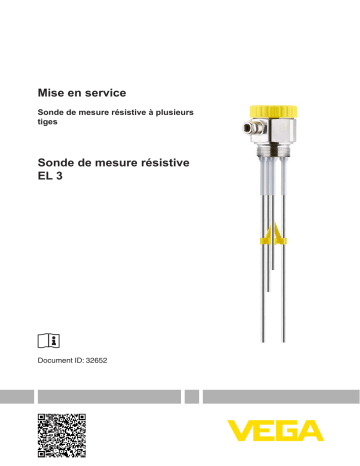 Mode d'emploi | Vega EL 3 Conductive multiple rod electrode Operating instrustions | Fixfr