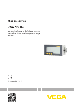 Vega VEGADIS 176 External display Operating instrustions